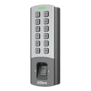 DahuaLector Autónomo Huella+PIN+remoto+Tarjeta Mifare IP65 IK08 PoE