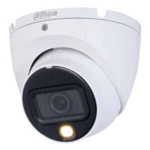 DahuaMiniDomo HDCVI 4EN1 2M 1080P Iluminación Dual LED20m/IR20m 2.8mm IP67 MIC