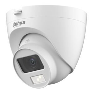 DahuaMiniDomo HDCVI 4EN1 2M 1080P Iluminación Dual LED20m/IR20m 2.8mm IP67 MIC Quick-to-install