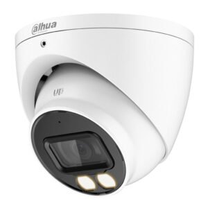 DahuaMiniDomo HDCVI 4EN1 2M 1080P Iluminación Dual LED40m/IR40m 2.8mm IP67 MIC