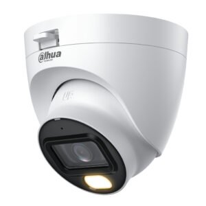 DahuaMiniDomo HDCVI 4EN1 2M 1080P WDR Iluminación Dual LED30m/IR30m Smart Light+ 2.8mm IP67 MIC Quick-to-install