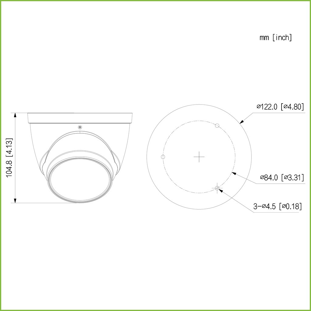 MiniDomo HDCVI 4EN1 5M FULL COLOR WDR Starlight LED40m 2.7-13.5mm VFM IP67 AUDIO MIC - Imagen 3