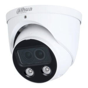 DahuaMiniDomo IP H265 4M DUAL-LENS FULL COLOR 2.0 dWDR Starlight IR50m/2LED 2.8mm IP67 ePoE AUDIO MIC E/S AI