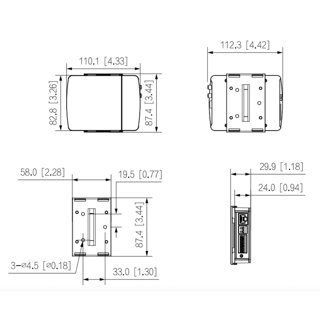 Minicámara IP H265 Pinhole 2M WDR 2.8mm AUDIO E/S + Unidad principal AI - Imagen 2