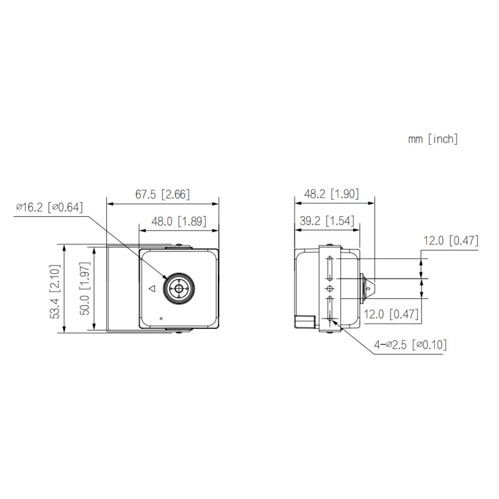 Minicámara IP H265 Pinhole 4M DN WDR Starlight 2.8mm AUDIO MIC E/S PoE - Imagen 2