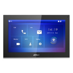 DahuaMonitor Interior 10" de Superficie para Videoportero IP PoE SD 6E 1S Alarma