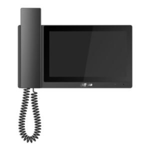 DahuaMonitor Interior 7" de Superficie para Videoportero IP Pantalla Táctil PoE SD 6E 1S Alarma Negro