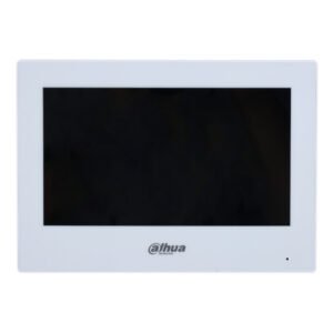 DahuaMonitor interior 7" híbrido WiFi / 2-hilos de superficie para Videoportero IP táctil SD 6E/1S alarma blanco