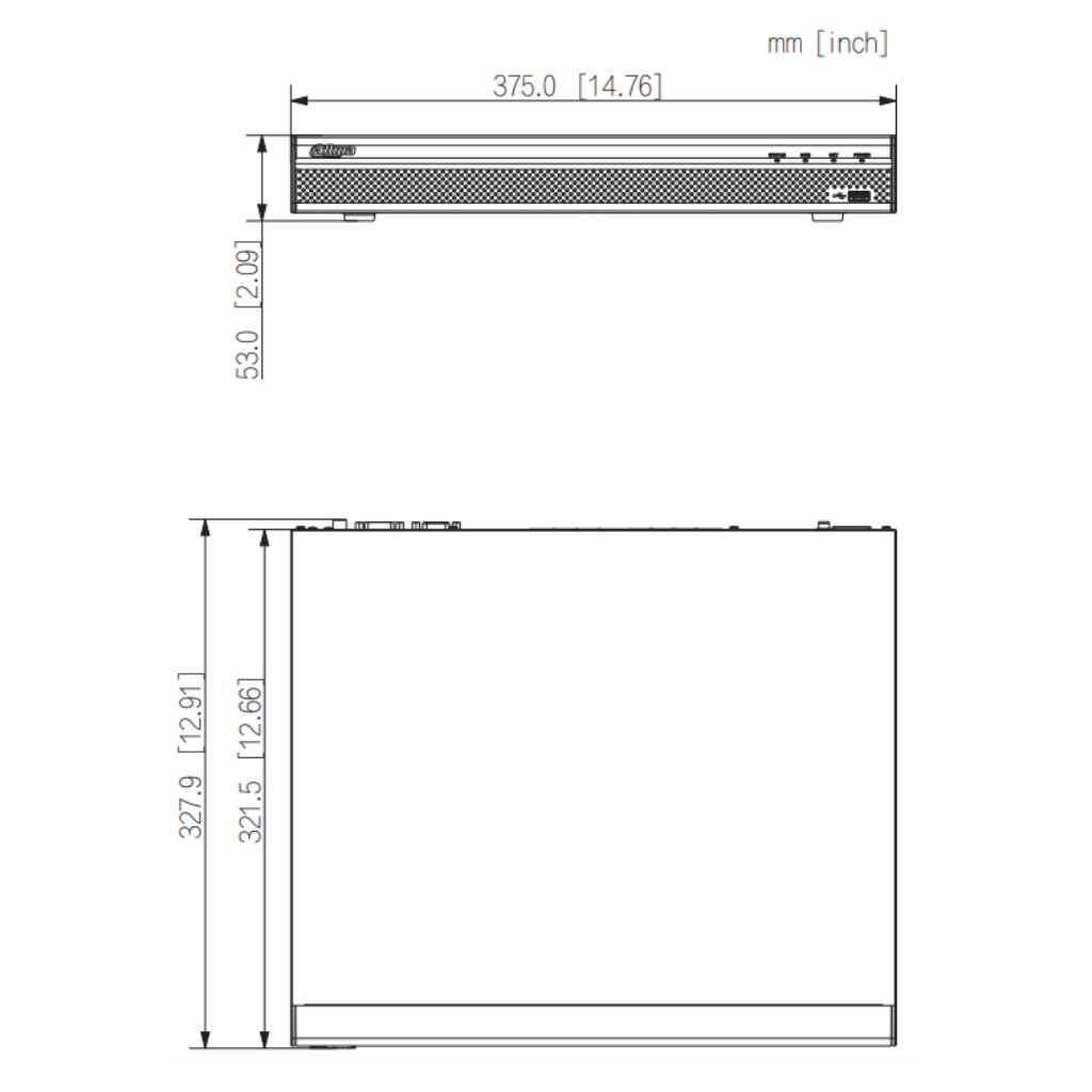 NVR 16ch 160Mbps H265 4K HDMI 16PoE 2HDD E/S - Imagen 4