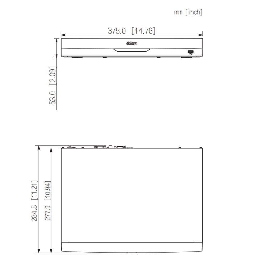 NVR 16ch 448Mbps H265 HDMI 2HDD E/S AI - Imagen 4