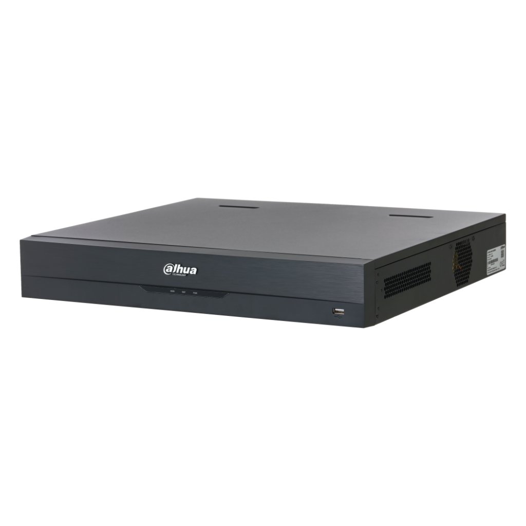 DahuaNVR 32ch 448Mbps H265 2xHDMI 4HDD 2RJ45 E/S AI