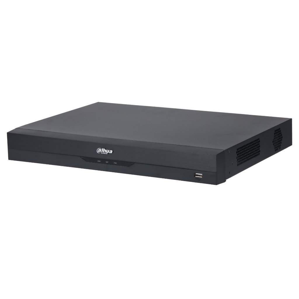 DahuaNVR 32ch 484Mbps H265 HDMI 2HDD 2RJ45 E/S AI