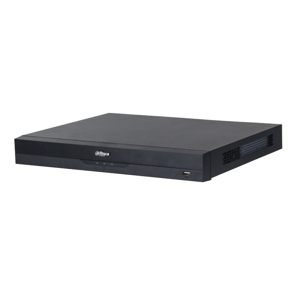 DahuaNVR 8ch 256Mbps H265 HDMI 8PoE 2HDD E/S AI
