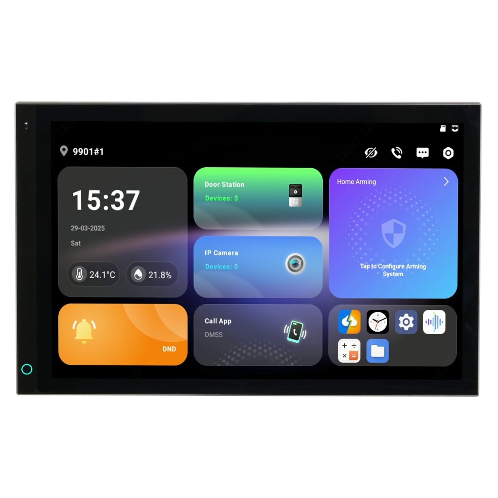 DahuaPanel de control interior 10.1" táctil 4-hilos WiFi con Android 14