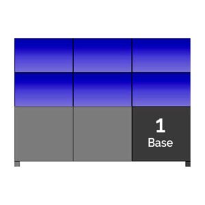 DahuaSoporte a suelo con base standard para Video Wall