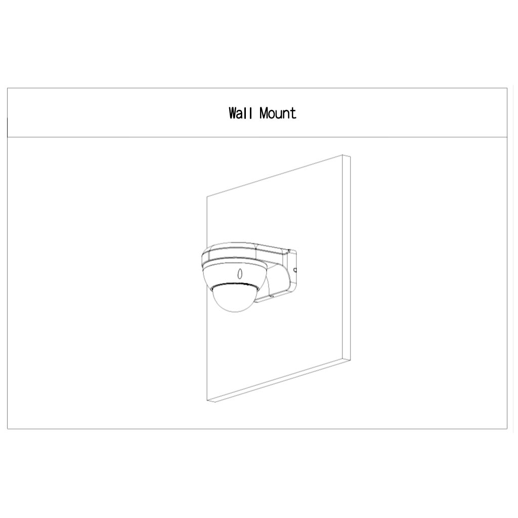 Soporte pared para Domos para Domos y MiniDomos. Color negro - Imagen 3