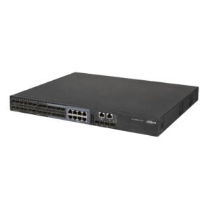DahuaSwitch 24 puertos Gigabit (24 SFP + 8 Combo (RJ45/SFP)) + 4 Uplink SFP+ 10Gbps 55W Gestionable Layer3