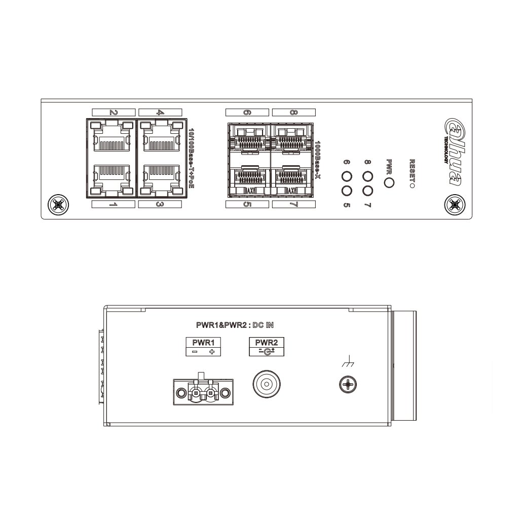 Switch Hardened PoE 4 puertos 10/100 +4SFP Gigabit 60W Gestionable Layer2 - Imagen 5