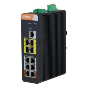 DahuaSwitch PoE 2.0 Industrial 6 puertos Gigabit +4SFP Uplink Gigabit 120W Gestionable Layer2