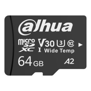 DahuaTarjeta Micro SD 64GB UHS-I de amplia temperatura Series W100