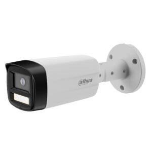 DahuaTubular HDCVI 4EN1 2M 1080P FULL COLOR WDR Iluminación Dual Smart Light+ LED40m/IR40m 3.6mm IP67 MIC