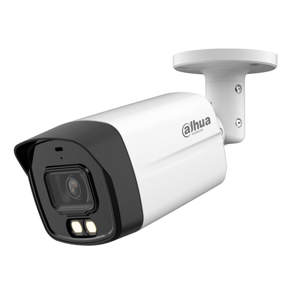 DahuaTubular HDCVI 4EN1 2M 1080P Iluminación Dual LED40m/IR40m 2.8mm IP67 MIC