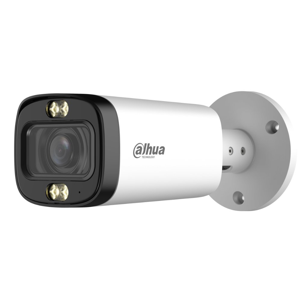 DahuaTubular HDCVI 4EN1 5M Iluminación Dual LED60m/IR80m 2.7-13.5mm IP67 MIC