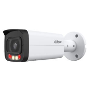 DahuaTubular IP 8M H265 FULL COLOR WDR Iluminación Dual LED50m/IR60m 3.6mm IP67 PoE AUDIO MIC E/S AI