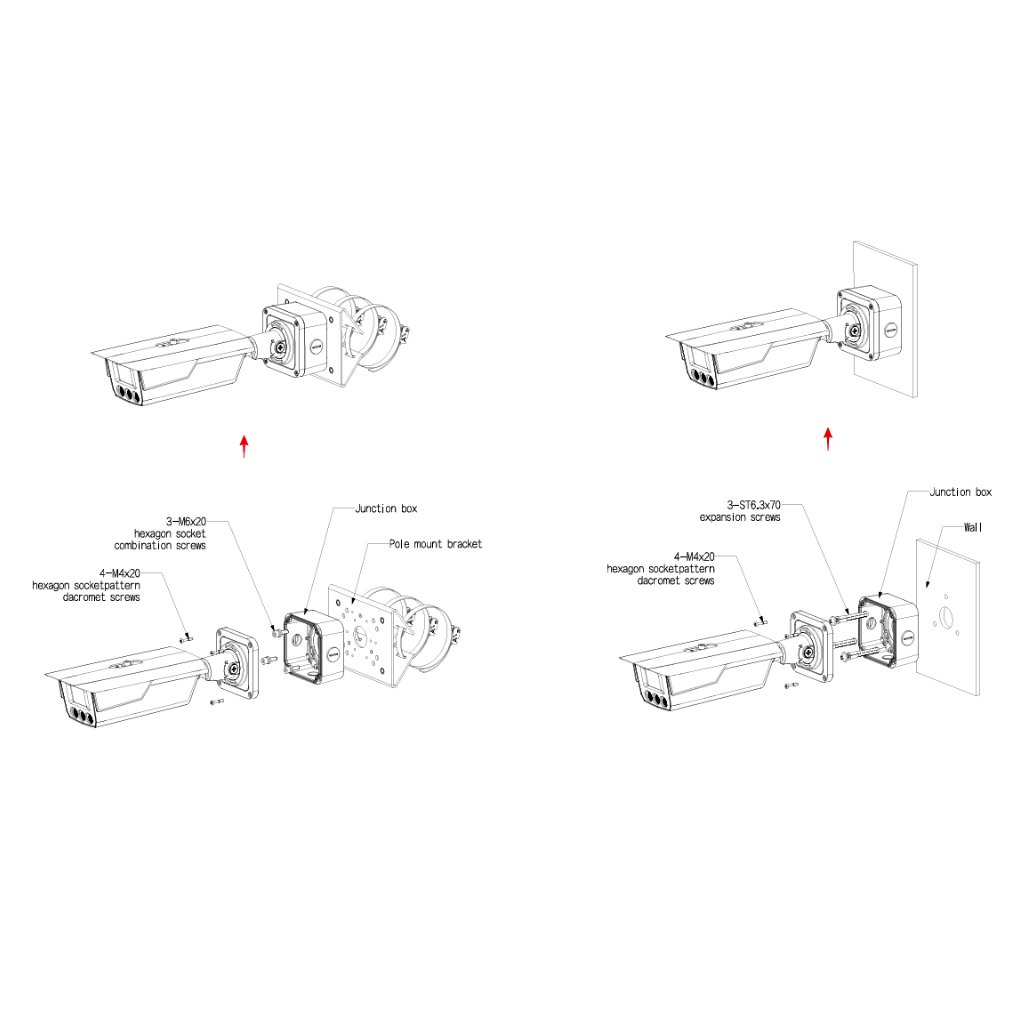 Tubular IP ANPR H265 4MP 3IR850nm 8-32VFM IP68 IK10 PoE E/S AI - Imagen 3