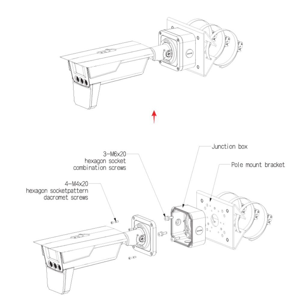 Tubular IP ANPR H265 4MP 3IR850nm 8-32VFM IP68 IK10 PoE E/S AI con Radar de velocidad - Imagen 5