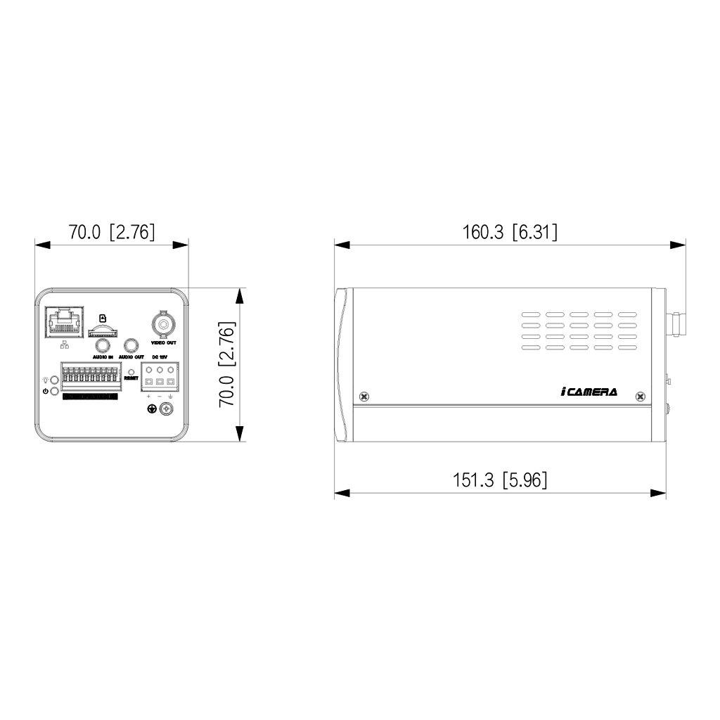 Tubular IP H265 4M DN SMART WDR Starlight 32x PoE AUDIO E/S AI - Imagen 3