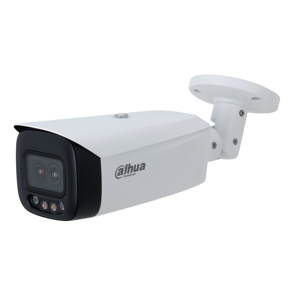 Tubular IP H265 4M DUAL-LENS FULL COLOR 2.0 dWDR Starlight IR50m/2LED 2.8mm IP67 ePoE AUDIO MIC E/S AI - Imagen 2