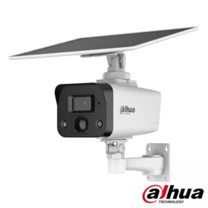 DahuaTubular IP H265 4M Iluminación Dual LED20m/IR30m 3.6mm IP67 PIR MIC/Altavoz E/S 4G AI + Panel Solar