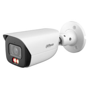 DahuaTubular IP H265 6M WDR Iluminación Dual LED30m/IR30m 3.6mm IP67 PoE SD AUDIO MIC E/S AI