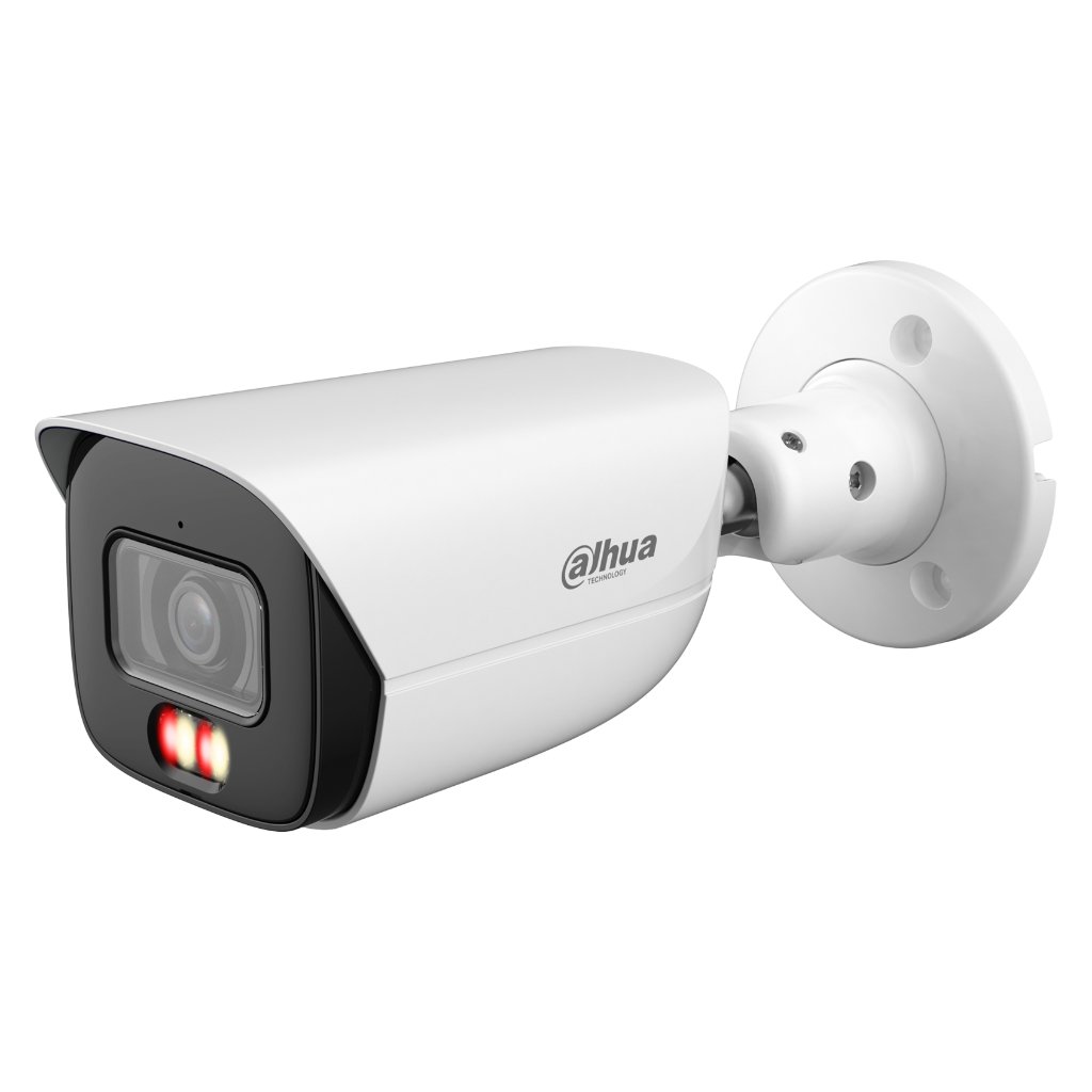 DahuaTubular IP H265 6M WDR Iluminación Dual LED30m/IR30m 3.6mm IP67 PoE SD AUDIO MIC E/S AI