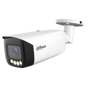 DahuaTubular IP H265 8M FULL COLOR WDR140dB Starlight LED60m 3.6mm IP67 ePoE SD MIC AUDIO E/S AI