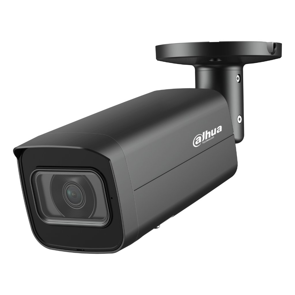 Tubular IP H265 8M WDR Starlight IR60m 2.7-13.5VFM IP67 PoE SD MIC AI. Color negro - Imagen 2