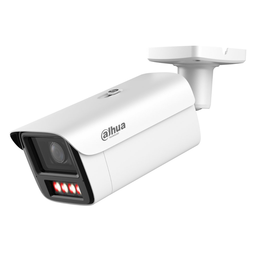 DahuaTubular IP WizColor PRO H265 4M WDR140dB Iluminación Dual LED80m/IR120m 8-32VFM IP67 IK10 PoE AUDIO DUALMIC/Altavoz E/S AI