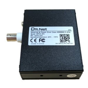 DrNETExtensor Ethernet y PoE sobre Coaxial/UTP (Kit SV+IPC) 10/100Mbps 500m