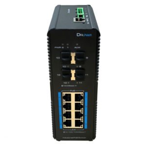DrNETSwitch PoE Industrial 8 puertos Gigabit +4SFP Gigabit 144W Gestionable Layer2