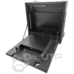 DrUTPArcón Vertical para grabador y pantalla con 2 llaves