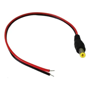 DrUTPJack alimentación macho con 30cm de cable
