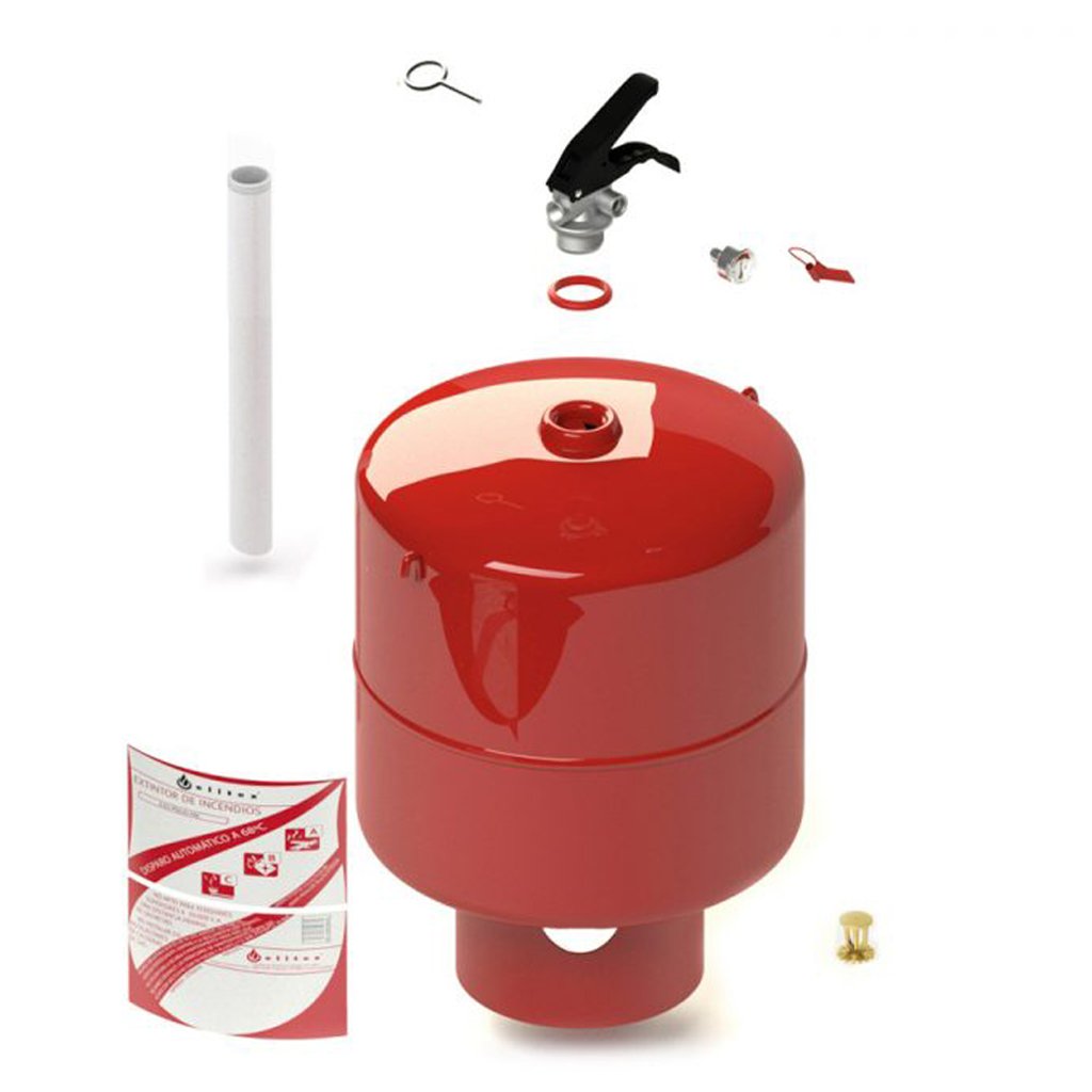 Extintor automático de 9 Kg de Polvo ABC - Imagen 2