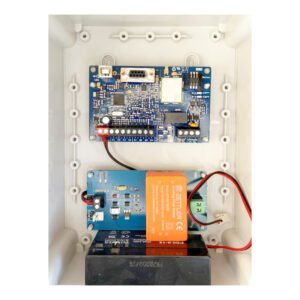 GL-SeguridadTransmisor de alarmas universal GSM-GPRS. Alimentación a 220V. Incluye caja de plástico