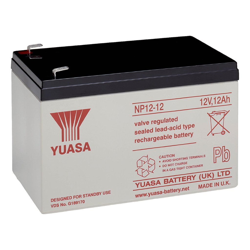 GlobalBatería de 12V. Capacidad 12Ah. Conexión por terminal faston 6