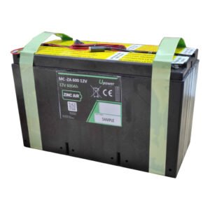 GlobalBatería de Zinc-Aire 12V-600. Triple conector DC