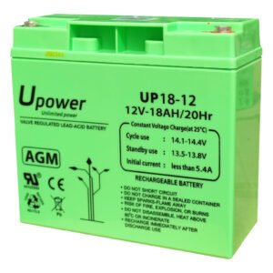 GlobalBatería de plomo AGM 12V-18Ah