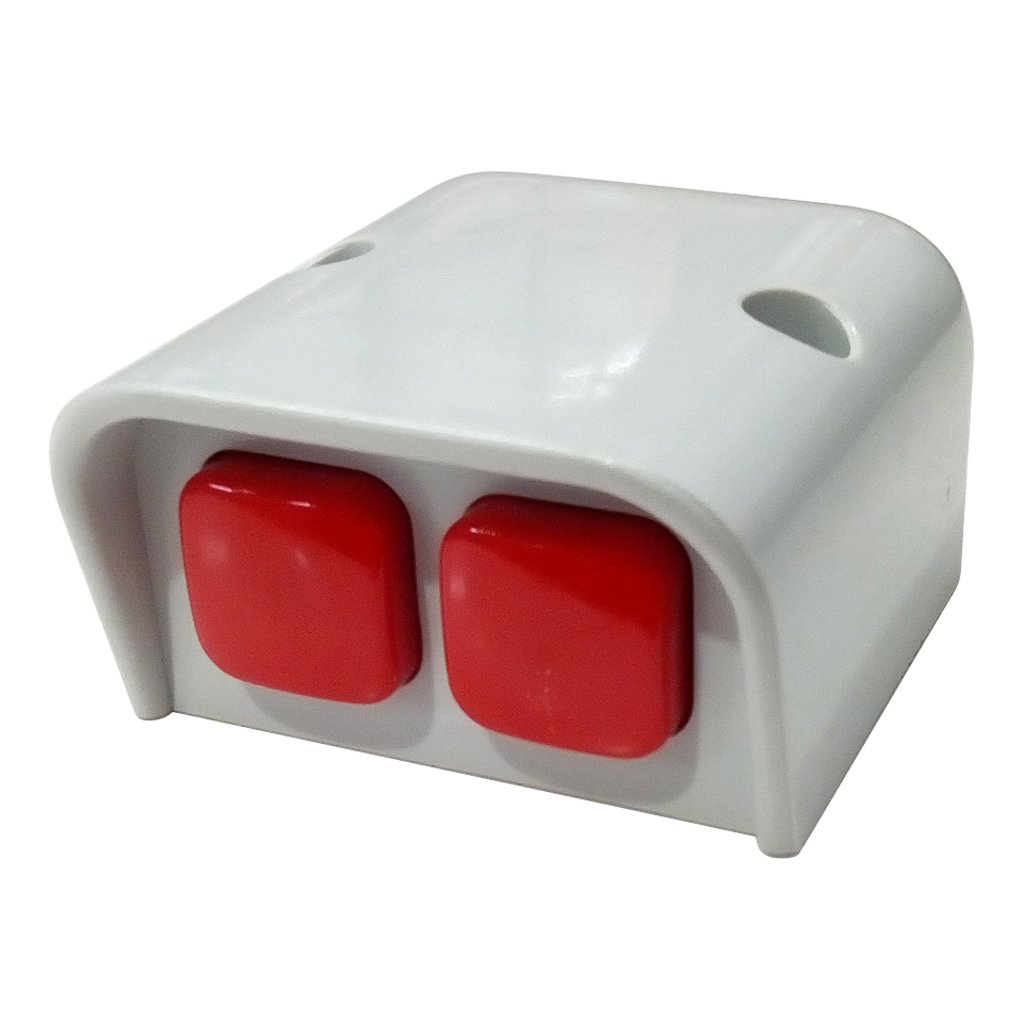 GlobalDoble pulsador NC de Pánico / Atraco ABS Normativa UNE-EN 50131 Grado 3