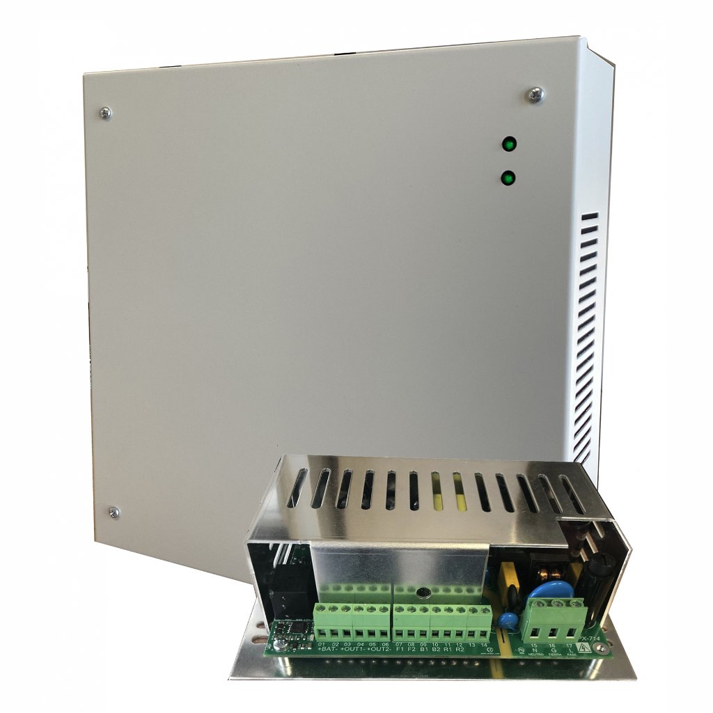 GlobalFuente de alimentación 12V 2A certificada Grado 3