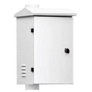 GlobalINTEGRATION CABINET. Caja de acero 600x400x300 para báculo de 6m o pared. Color blanco